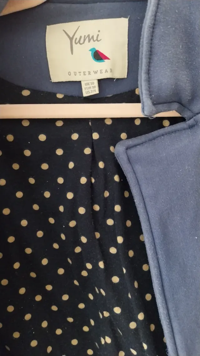 Chaqueta corta Yumi azul