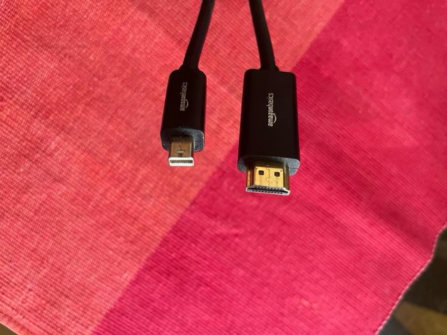 Cable Mini DisplayPort a HDMI Amazon Basics
