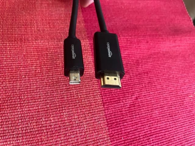 Cable Mini DisplayPort a HDMI Amazon Basics