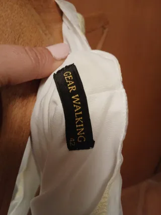 Abito da cerimonia bianco e verde