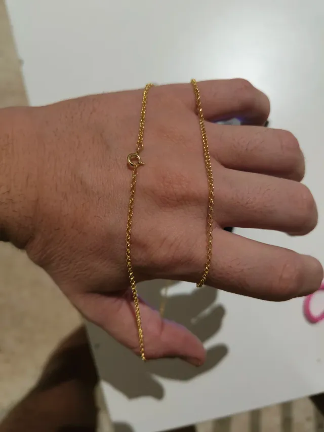 cadena oro 18k