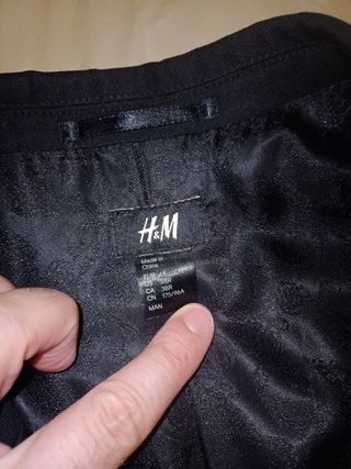 Americana Negra H&M Talla M