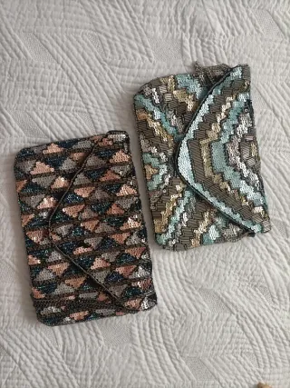 2 Bolsos de Fiesta Lentejuelas