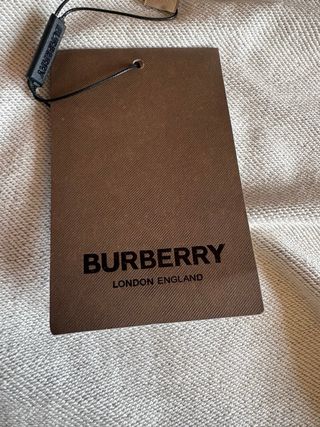 Sudadera Burberry Gris con Capucha