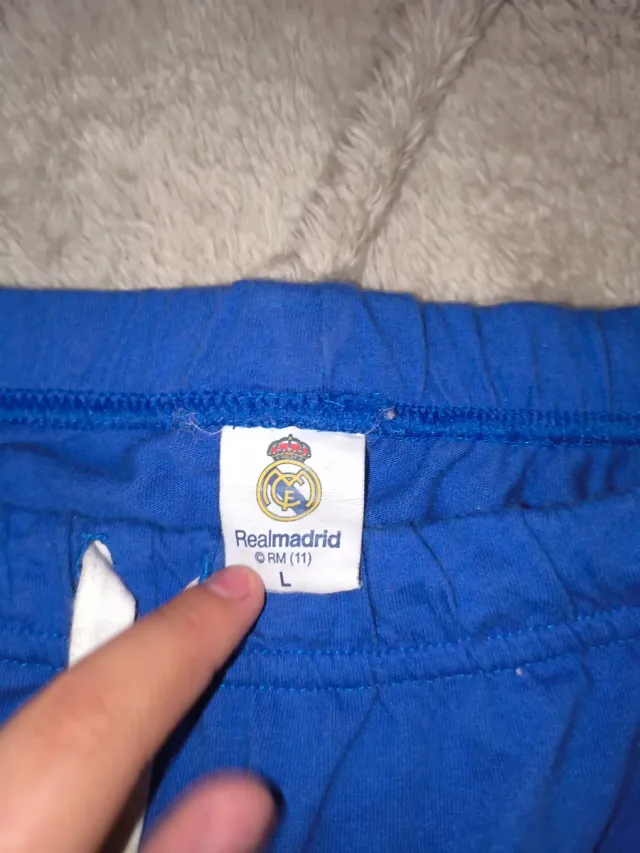 Pantalón deportivo Real Madrid azul