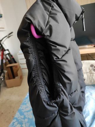 Chaleco acolchado unisex negro talla única