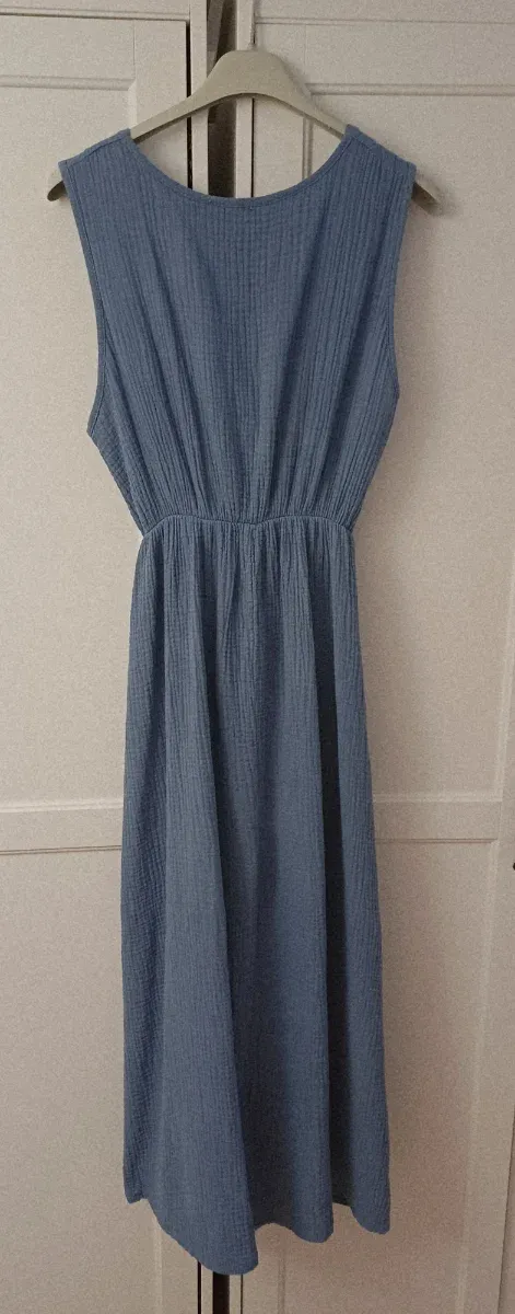 Vestido de algodón sin mangas