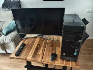 Ordenador HP, Monitor Samsung y Ratón Logitech