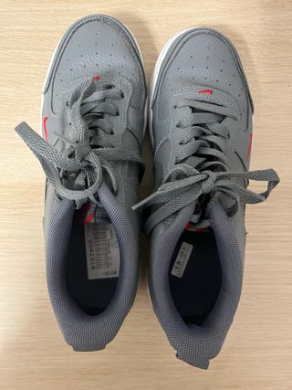 Zapatillas Nike Air Force 1 Gris Rojo