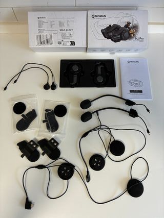 Moman H2 Pro Intercomunicador Moto 2 Unidades