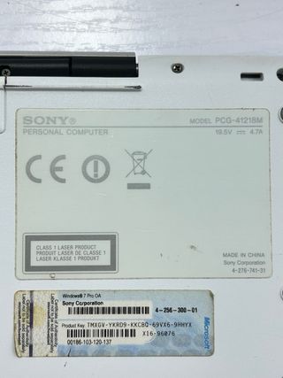 Sony PCG-41218M para piezas