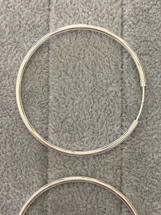 Aros Plata de Ley 925 - 2mm x 60mm