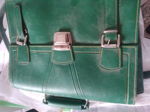 Bolso Cartera Retro Vintage Verde