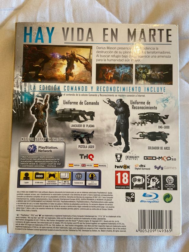 Red Faction Armageddon Edición Comando PS3