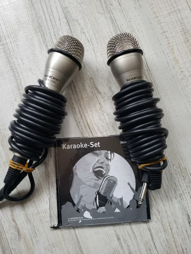 2 Micrófonos SilverCrest Karaoke