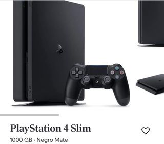 PlayStation 4 Slim 1TB Negro Mate