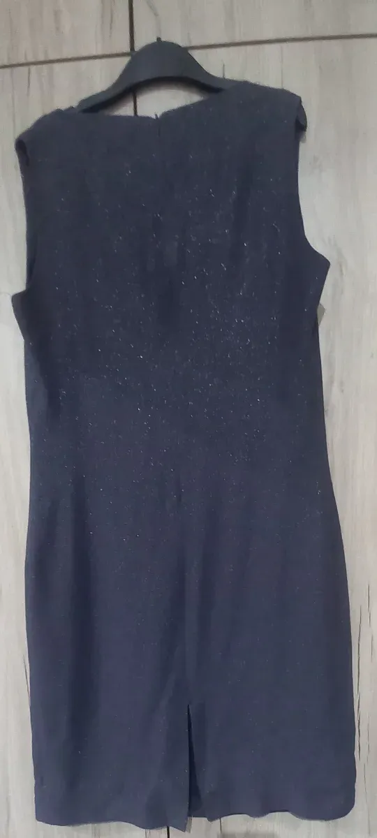 Vestito grigio con glitter