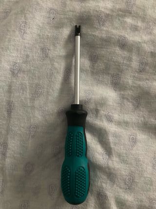 Destornillador especial dos puntas