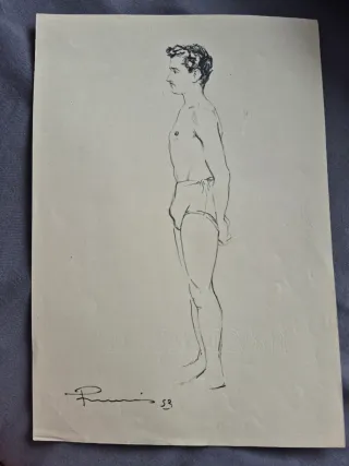 Dibujo original Carles Prunés 1953