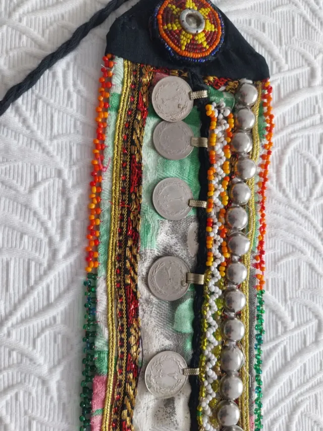 Fajín Toscana Multicolor y Plateado