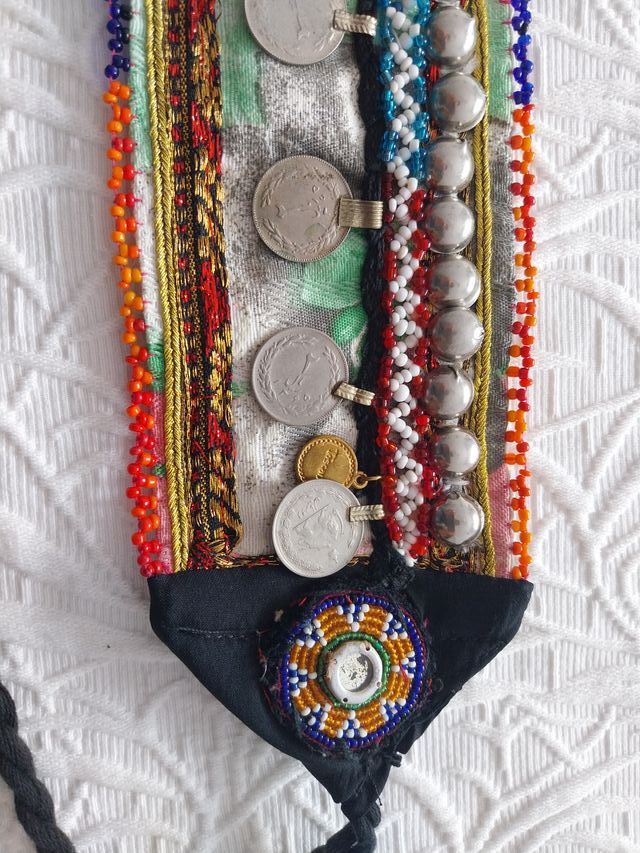 Fajín Toscana Multicolor y Plateado