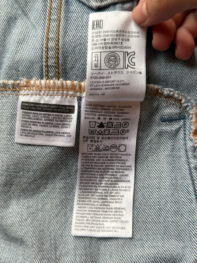 Cazadora Vaquera Levi's Talla M