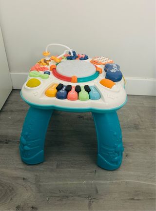 Mesa actividades bebé 1 año sonidos luces