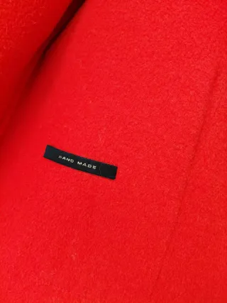 Abrigo Zara Lana Rojo
