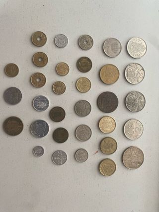 Lote monedas antiguas España y otros países
