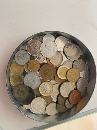 Lote monedas antiguas España y otros países