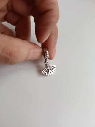 Cuenta Pandora abanico plata