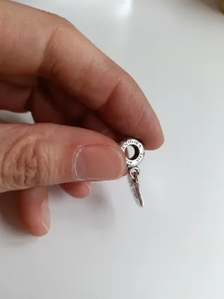 Cuenta Pandora abanico plata