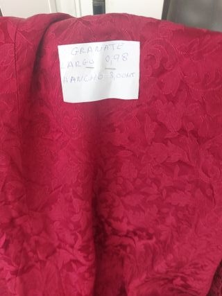 Tela Fallera Huertana Granate