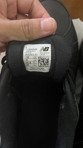 Zapatillas New Balance 624 Negras