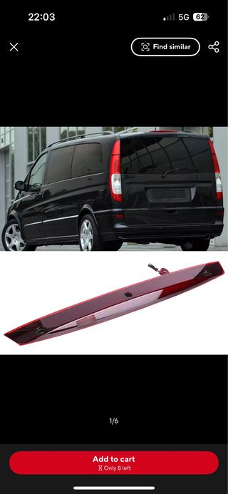 Luz de freno LED Viano W639