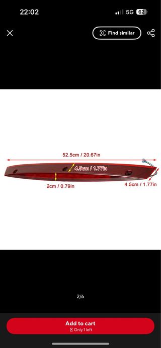 Luz de freno LED Viano W639
