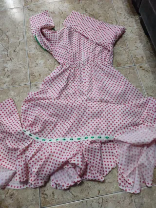 Traje de Chulapa rosa lunares