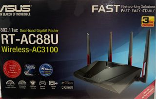 Router Asus RT-AC88U + 2 repetidores Mesh