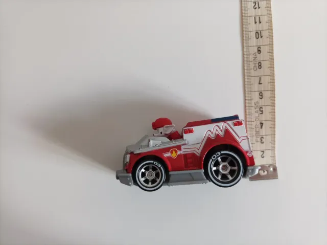 Coche Marshall Patrulla Canina metálico