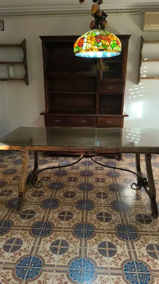 MESA COMEDOR COCINA  MADERA RUSTICA