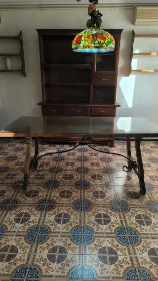 MESA COMEDOR COCINA  MADERA RUSTICA