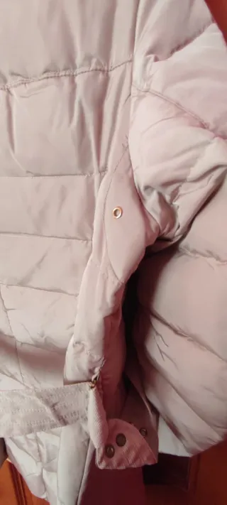Anorak Chaquetón Zara Mujer Beige