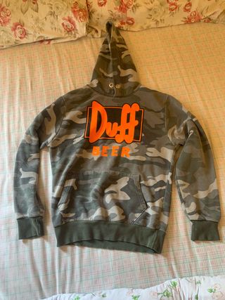 Felpa Duff Beer Camouflage Ragazzo 12/13 Anni