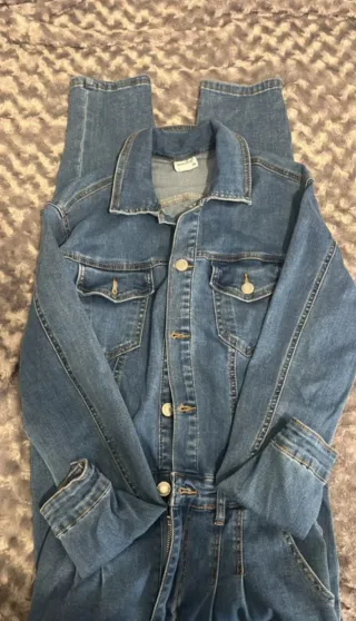 Mono vaquero azul