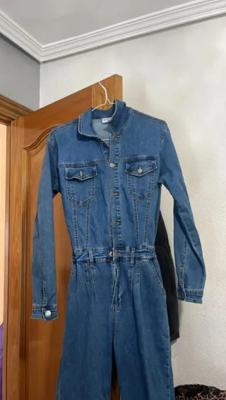 Mono vaquero azul