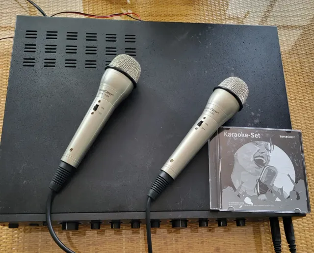Karaoke Elega DA-222 + 2 Micrófonos SiverCrest