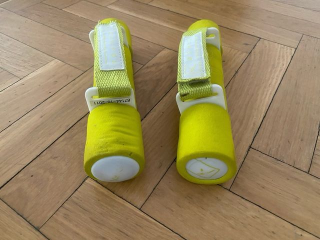 Bandas Elásticas Fitness + Mancuernas 1kg