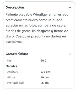 Patinete Wingflyer con puesta a punto