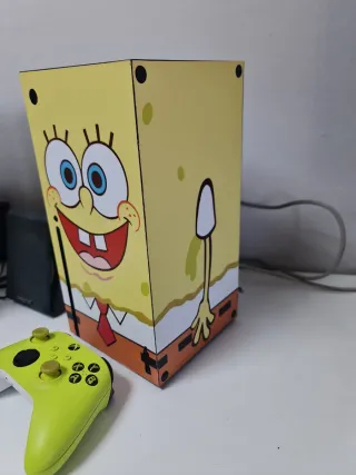 Xbox Series X Personalizada Bob esponja