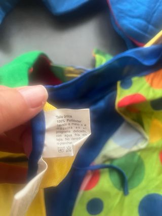 disfraz de Payaso Talla Única